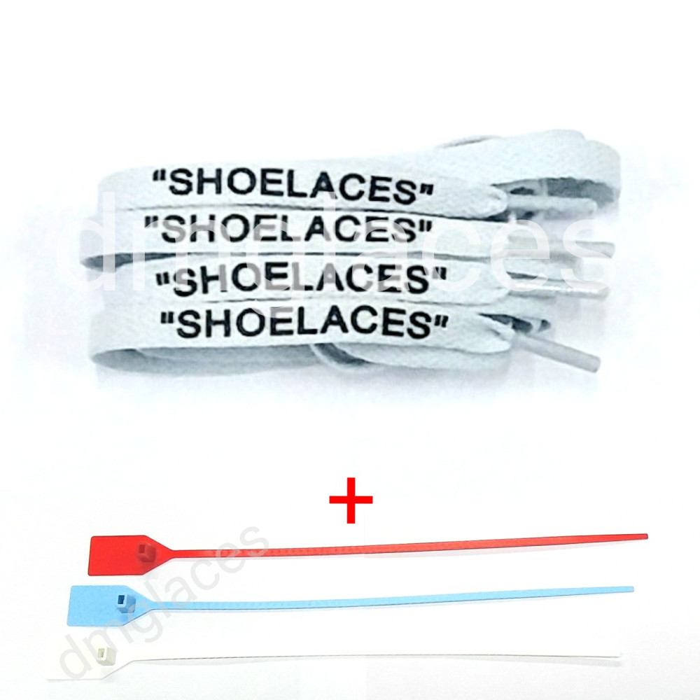 "Shoelaces" Flat Laces + Zip Tie